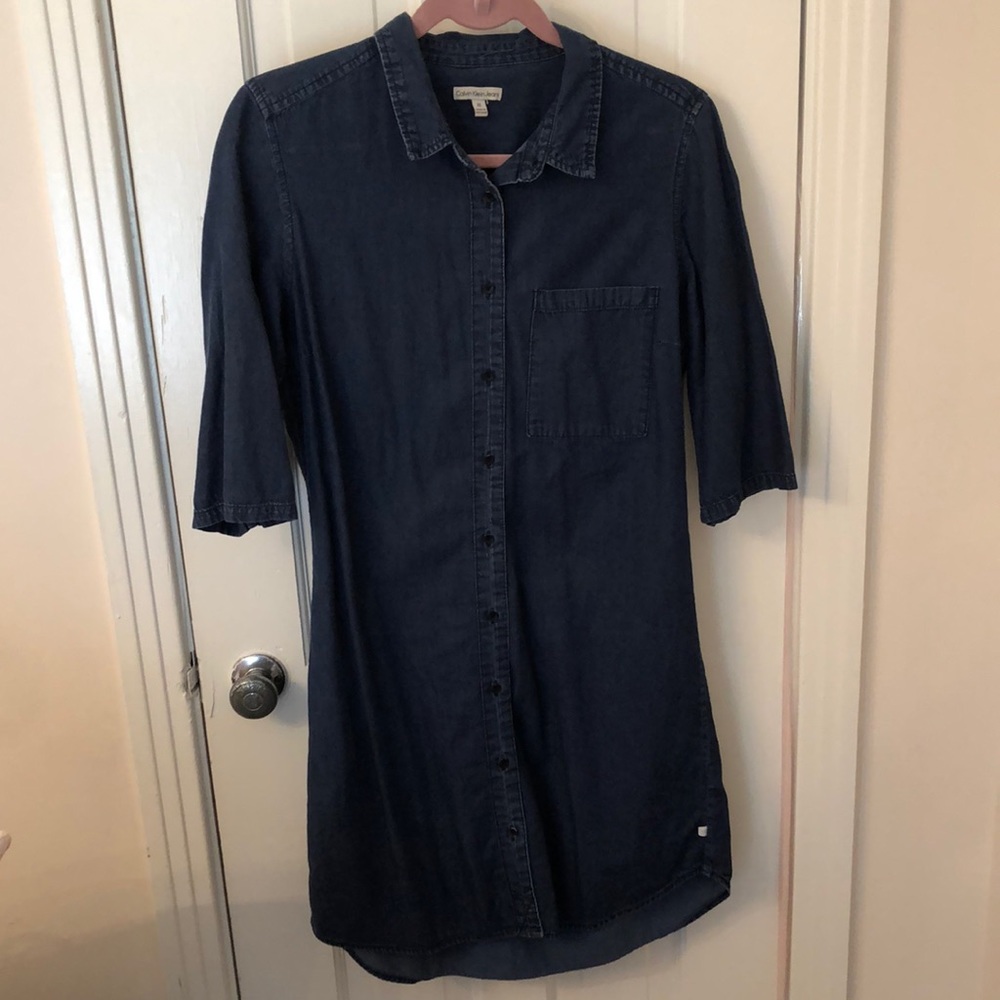 Calvin Klein Jeans | Dark Navy Jean Dress